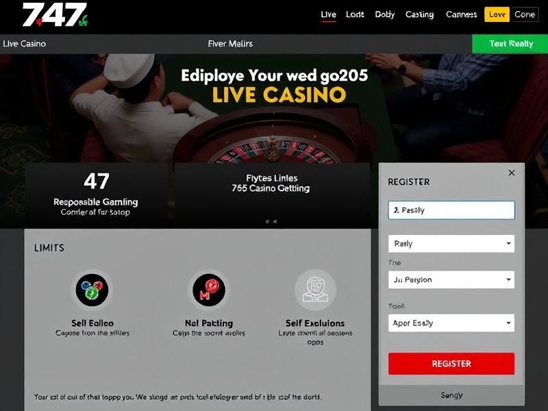 Welcome to 747 Live Casino Register – your portal to exclusive live dealer games, 24/7 real-time betting, and secure casino registration. Start playing now!