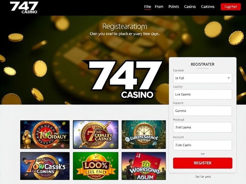 Welcome to 747 Live Casino Register – your portal to exclusive live dealer games, 24/7 real-time betting, and secure casino registration. Start playing now!