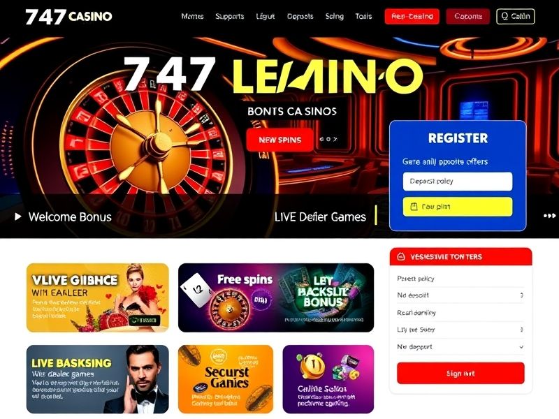Welcome to 747 Live Casino Register – your portal to exclusive live dealer games, 24/7 real-time betting, and secure casino registration. Start playing now!